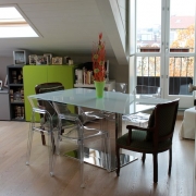 Interior Design mansarda - cucina tavolo