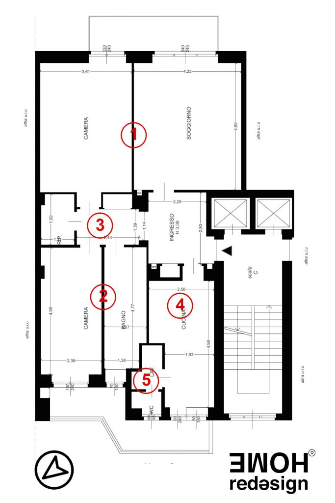 Progettazione Appartamento 95 mq